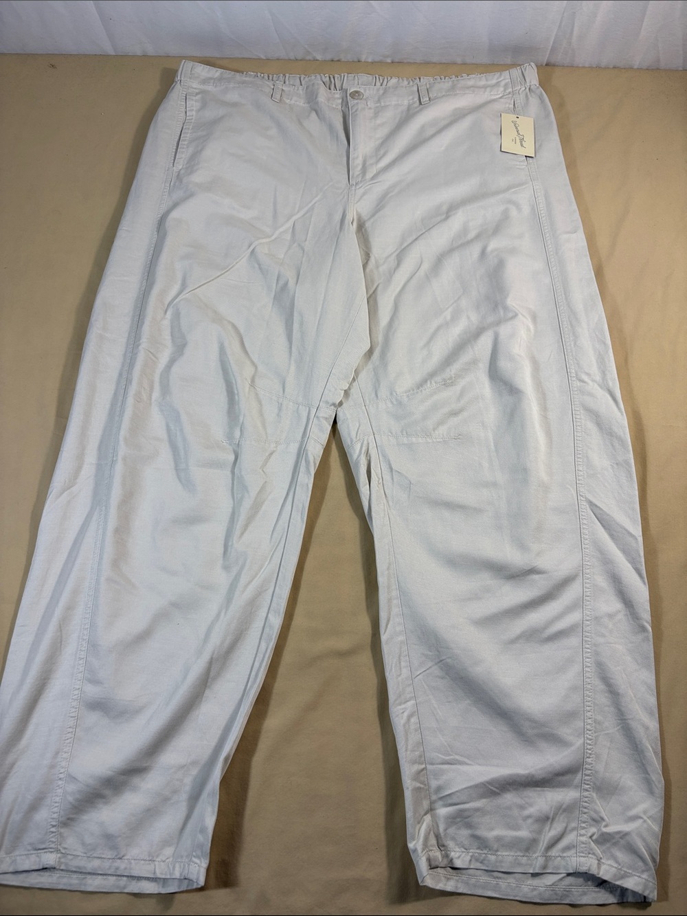 Universal Thread NWT Cream Barrel Leg High Rise Lightweight Utility Pants Sz 20